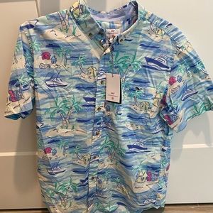 Men’s Vineyard Vines Button Down Shirt, Size L